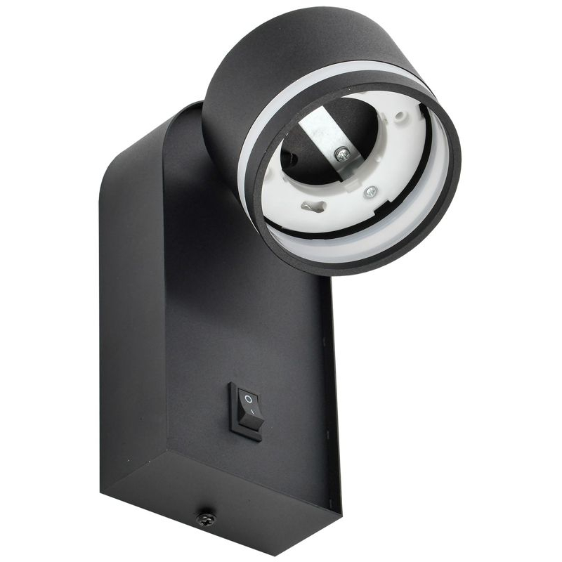 Светильник 4035 накладной настенный под лампу GX53 черный IEK