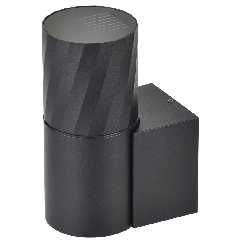 Светильник уличный 5220 настенный под лампу GU10 IP65 черный IEK