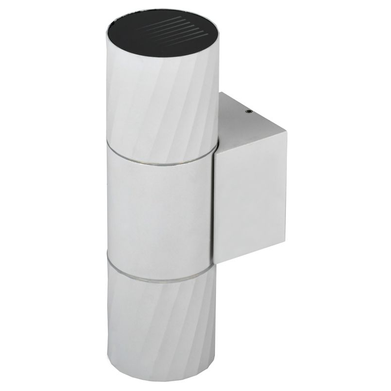 Светильник уличный 5221 настенный под лампу 2хGU10 IP65 белый IEK