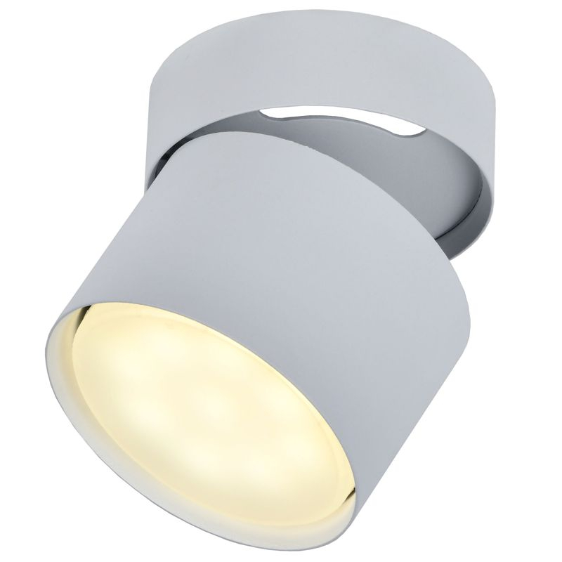 Светильник 4014 накладной потолочный поворотный под лампу GX53 белый IEK