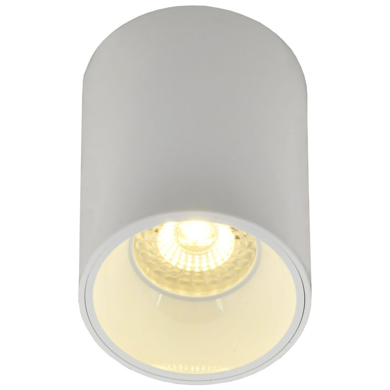 Светильник 4111 накладной потолочный под лампу GU10 белый пластик IEK