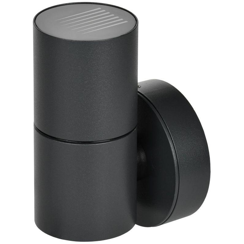 Светильник уличный 5112 настенный под лампу GU10 IP65 черный IEK