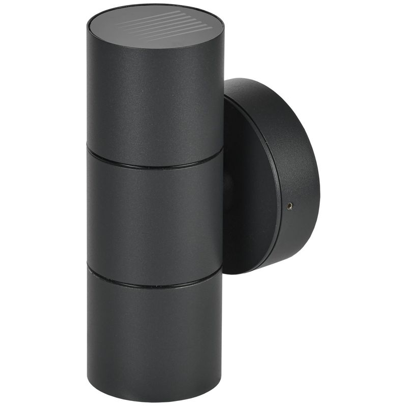 Светильник уличный 5113 настенный под лампу 2хGU10 IP65 черный IEK