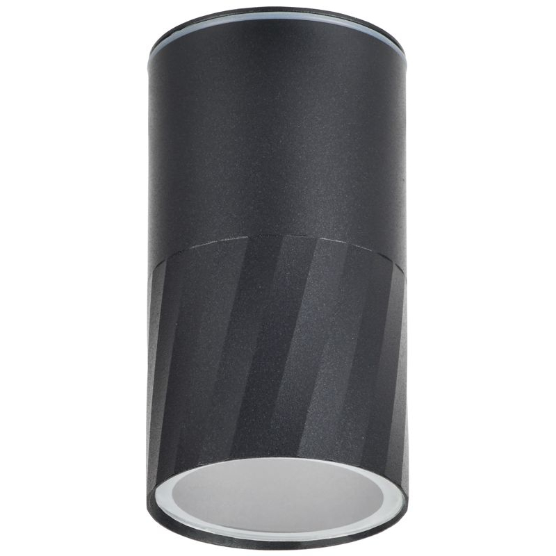Светильник уличный 5222 потолочный под лампу GU10 IP65 черный IEK
