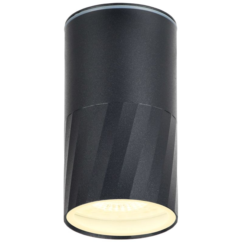 Светильник уличный 5222 потолочный под лампу GU10 IP65 черный IEK