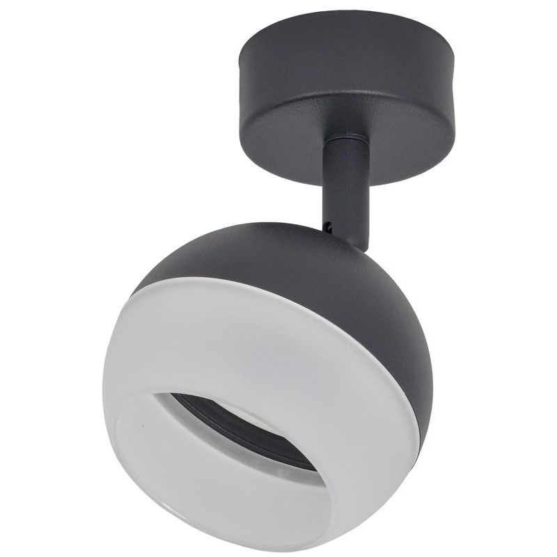 Светильник 4011 накладной настено-потолочный под лампу GX53 черный IEK