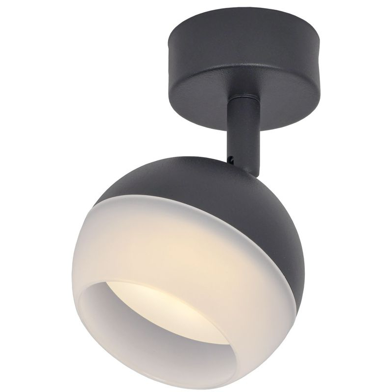 Светильник 4011 накладной настено-потолочный под лампу GX53 черный IEK