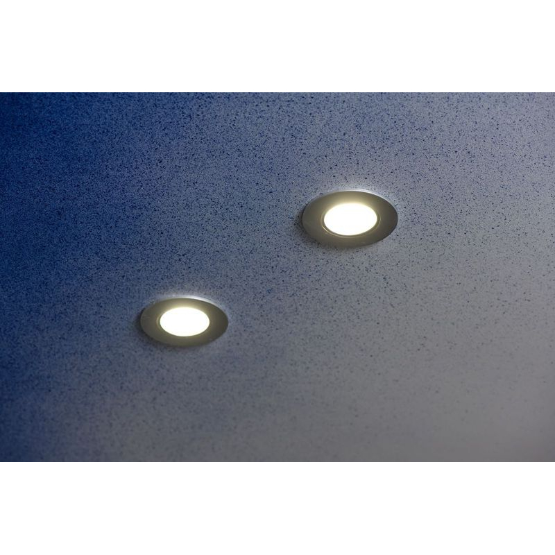 Светильник 4104 встраиваемый под лампу MR16 круг пластиковый белый IEK