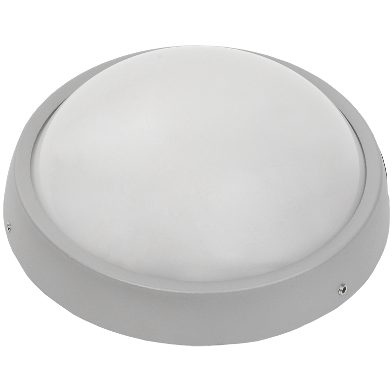 Светильник ДПО 1301 серый круг LED 6x1Вт IP54