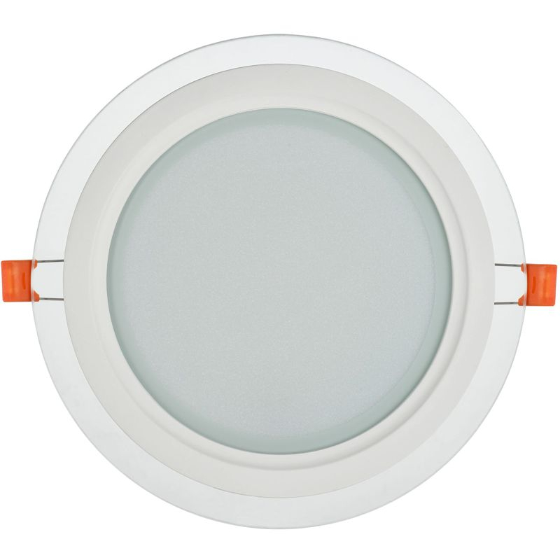 Светильник светодиодный ДВО 1622 со стеклом круг 18Вт 4000К IP20 IEK