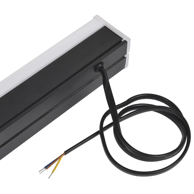 Светильник светодиодный линейный 1011 20Вт 4000К 600х54х58мм черный IEK