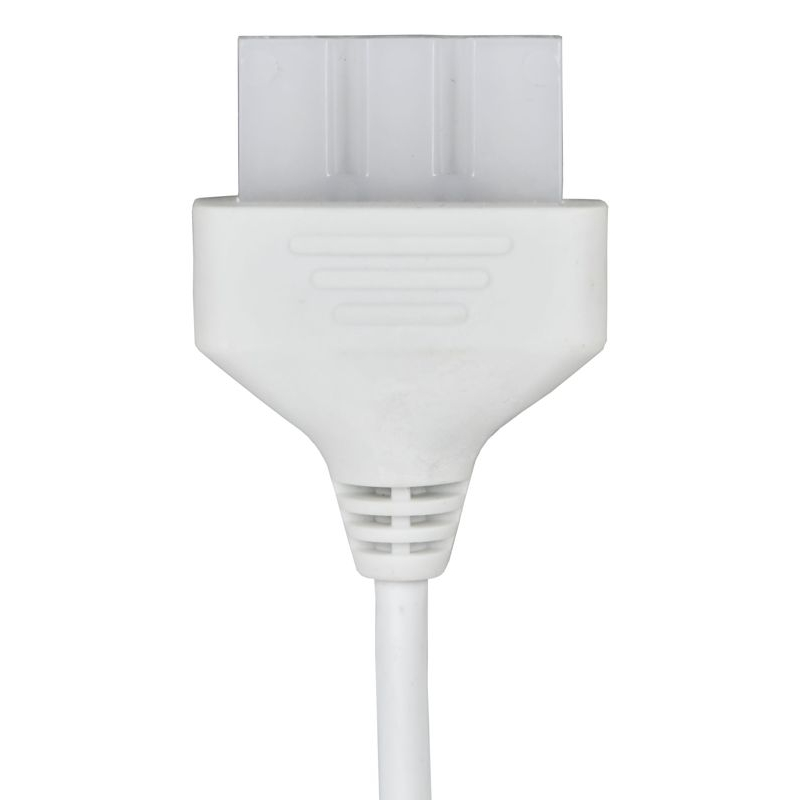 Кабель питания 1,5м белый для светильника светодиодного линейного 1010 IEK