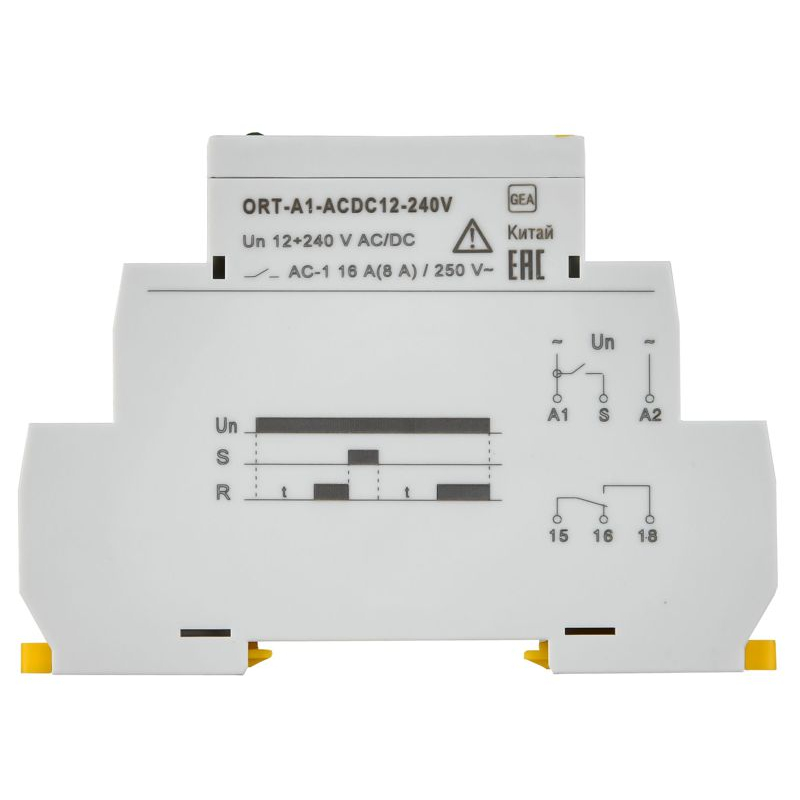 Реле задержки включения ORT 1 контакт 12-240В AC/DC IEK