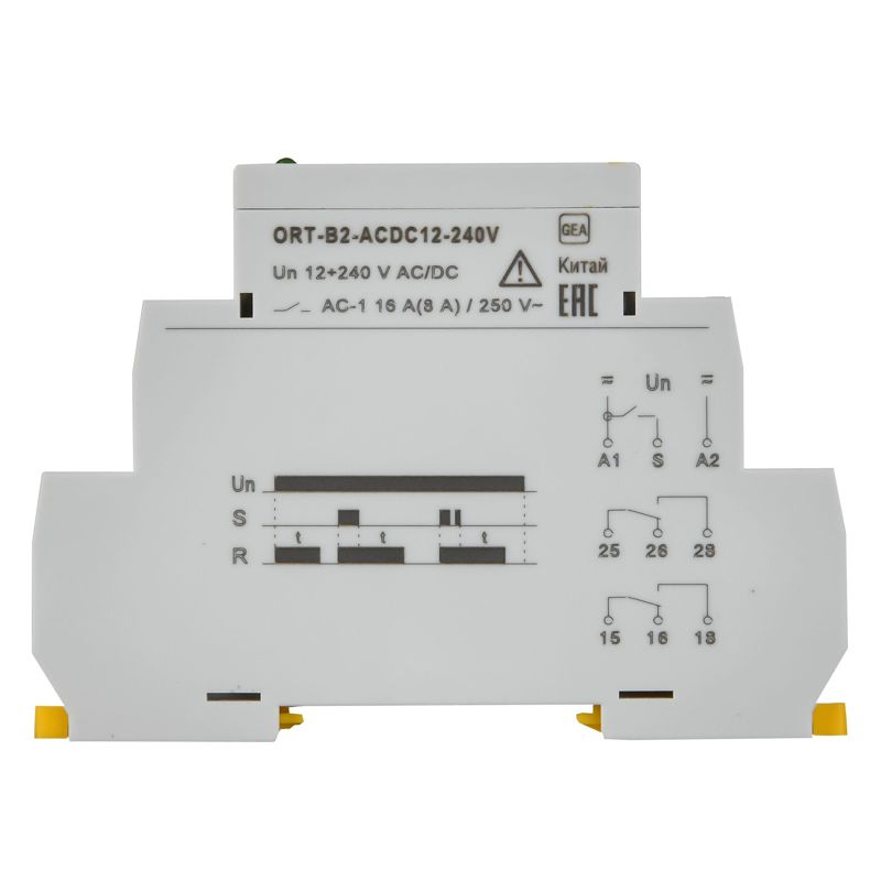 Реле задержки выключения ORT 2 контакта 12-240В AC/DC IEK