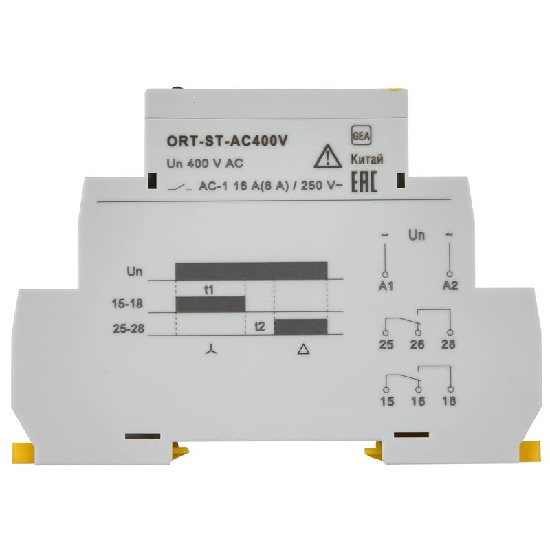 Реле пуска звезда-треугольник ORT 400В AC IEK