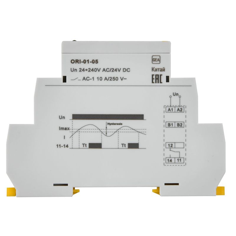 Реле контроля тока ORI 0,05-0,5А 24-240В AC/24В DC IEK