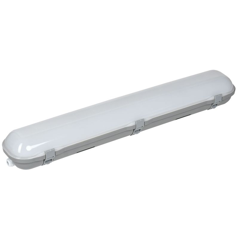 Светильник светодиодный ДСП 1326 20Вт 4000К IP65 600мм пластик серый IEK