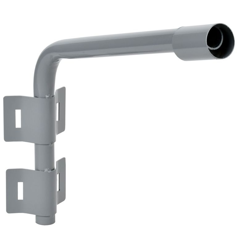 Кронштейн КР-2 D=48мм L=500мм под монтажную ленту 2 хомута серый IEK