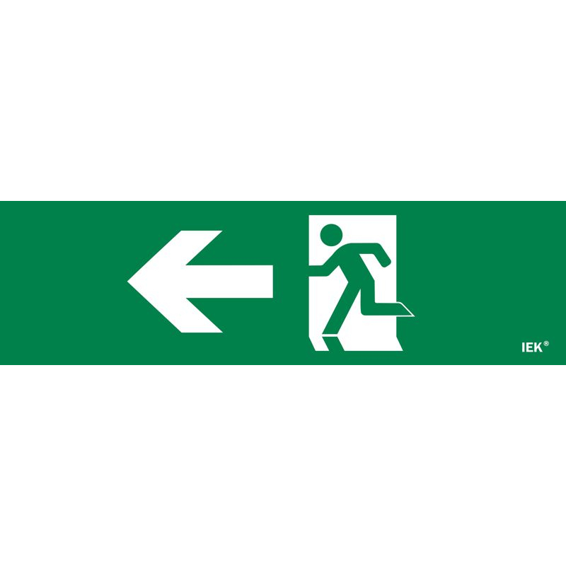 Этикетка самоклеящаяся 310х90мм Фигура/стрелка влево IEK