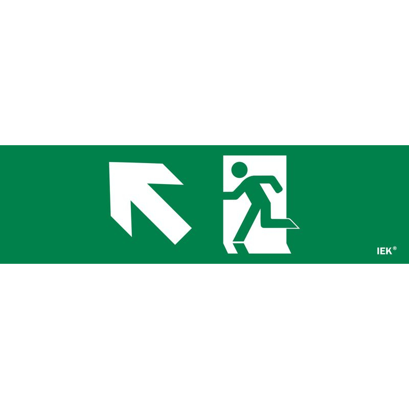 Этикетка самоклеящаяся 310х90мм Фигура/стрелка вверх влево IEK