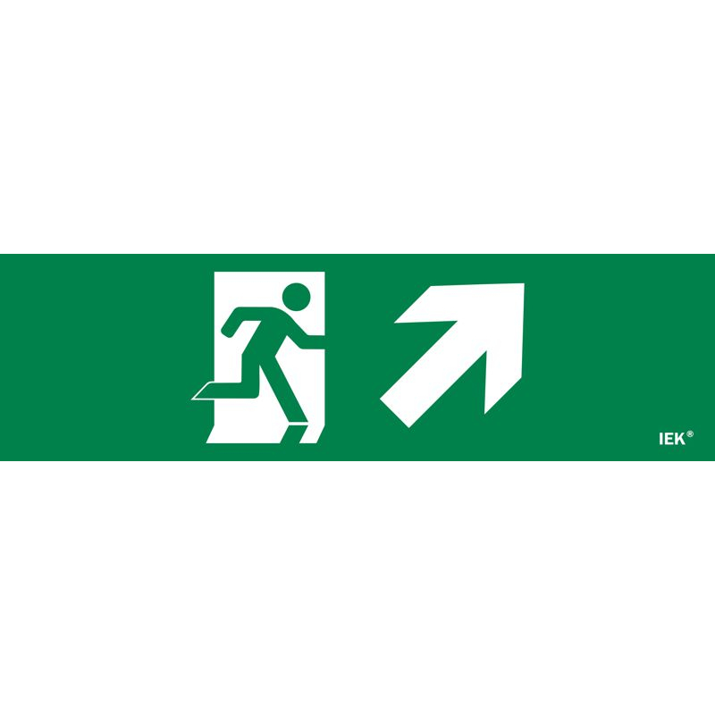 Этикетка самоклеящаяся 310х90мм Фигура/стрелка вверх вправо IEK