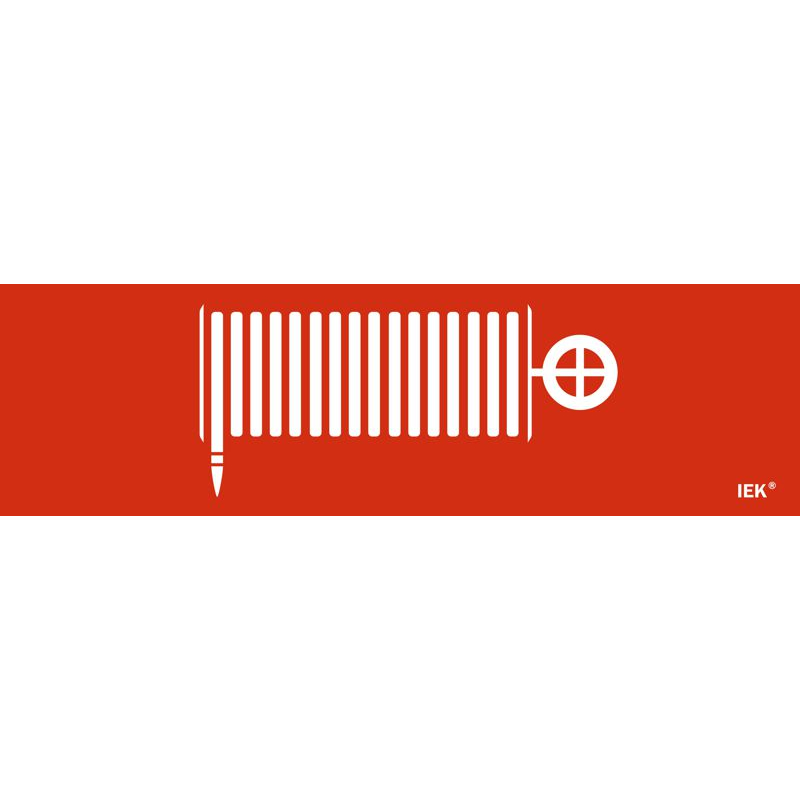 Этикетка самоклеящаяся 310х90мм Пожарный кран IEK