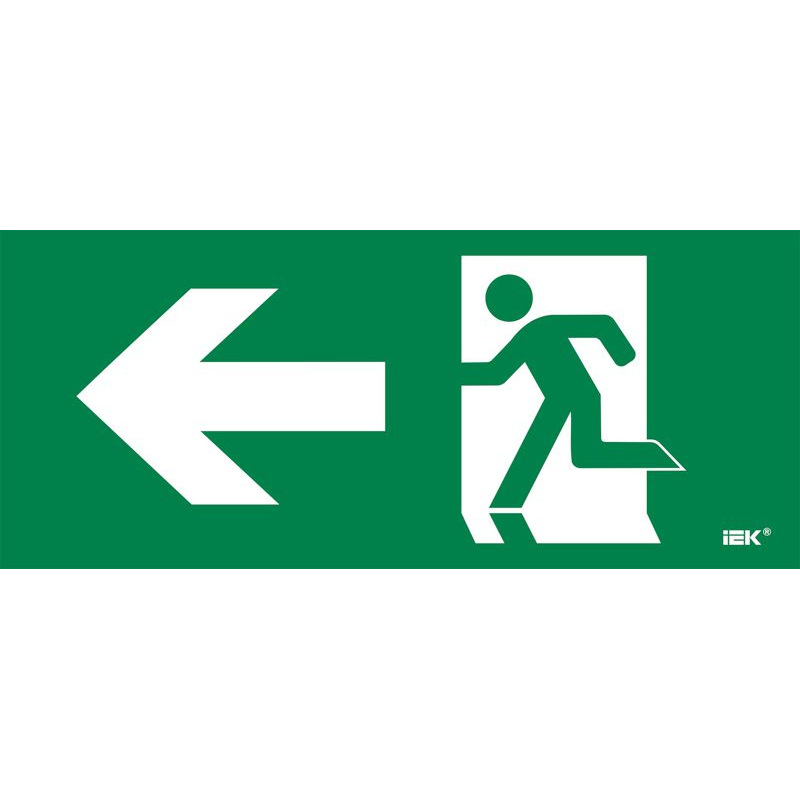 Этикетка самоклеящаяся 330х140мм Фигура/стрелка влево IEK