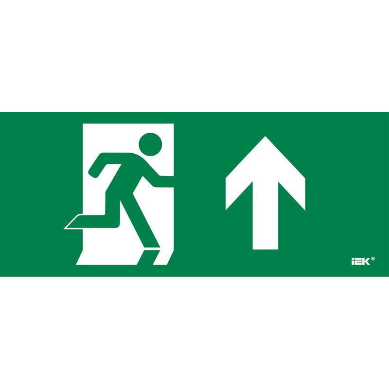 Этикетка самоклеящаяся 330х140мм Фигура/стрелка вверх IEK