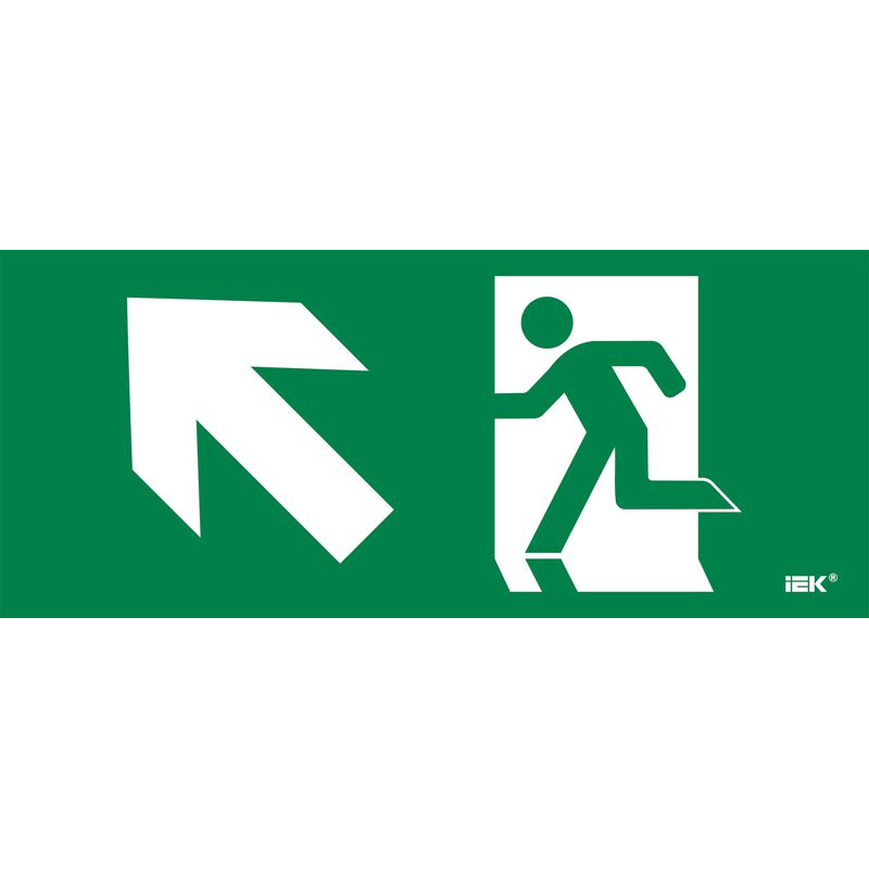 Этикетка самоклеящаяся 330х140мм Фигура/стрелка вверх влево IEK