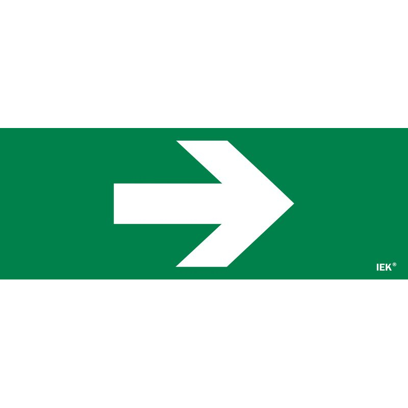Этикетка самоклеящаяся 350х130мм Направляющая стрелка IEK
