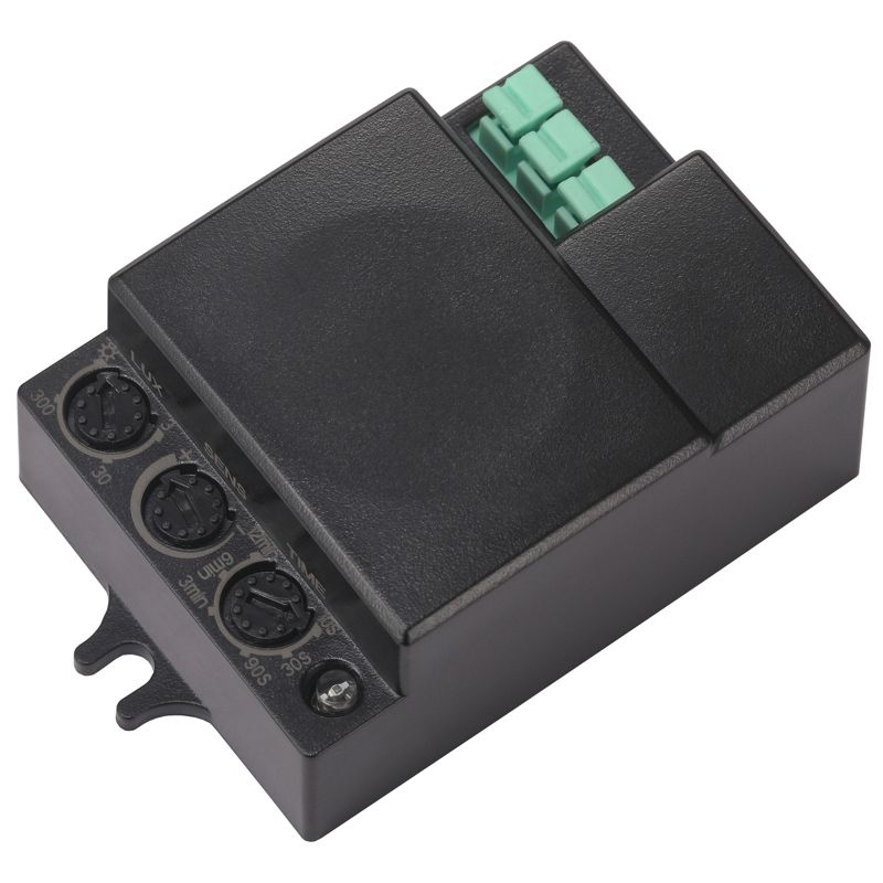 Датчик движения ДД-МВ 401 500Вт 360град 8М IP20 черный IEK