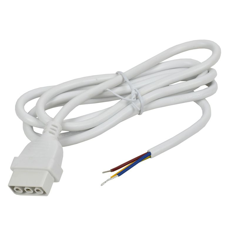 PRO Кабель питания 1,5м белый для PRO светильника светодиодного линейного 1020 и 1022 IEK