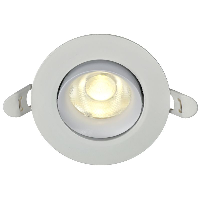 PRO Светильник светодиодный поворотный ДВО 1812 7Вт 4000К IP20 круг белый IEK