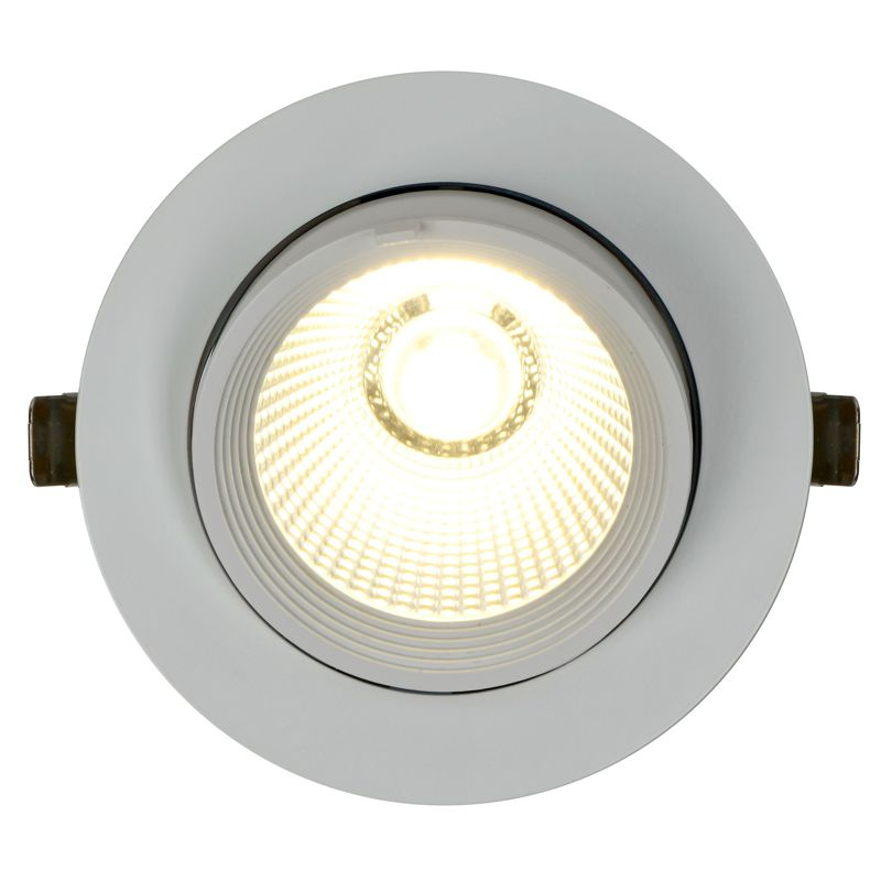 PRO Светильник светодиодный поворотный ДВО 1822 35Вт 4000К IP20 круг белый IEK