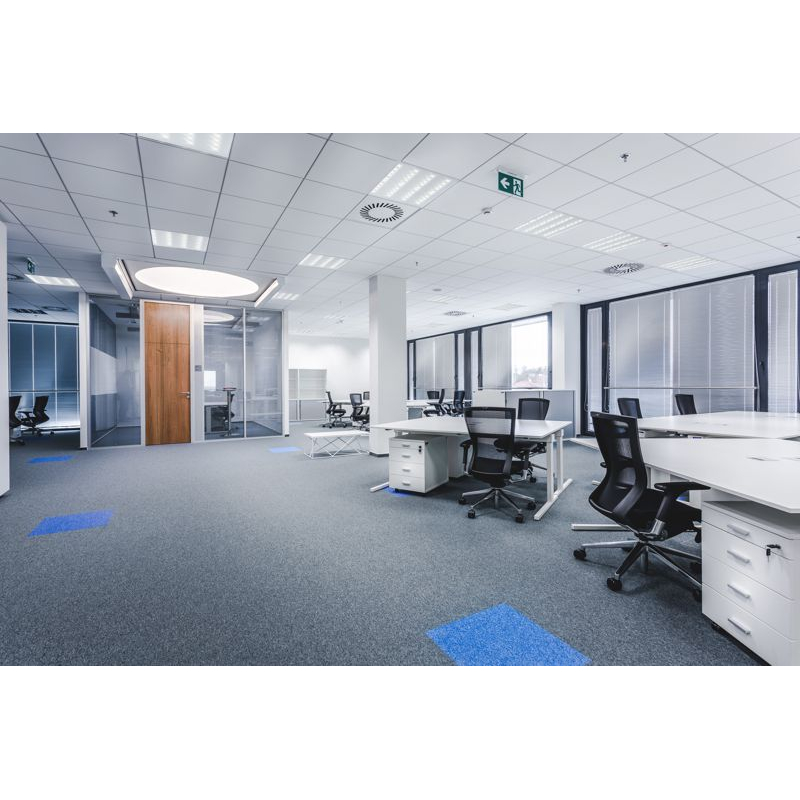 PRO Панель светодиодная ДВО 1001 45Вт 5000К IP40 595х595мм призма IEK