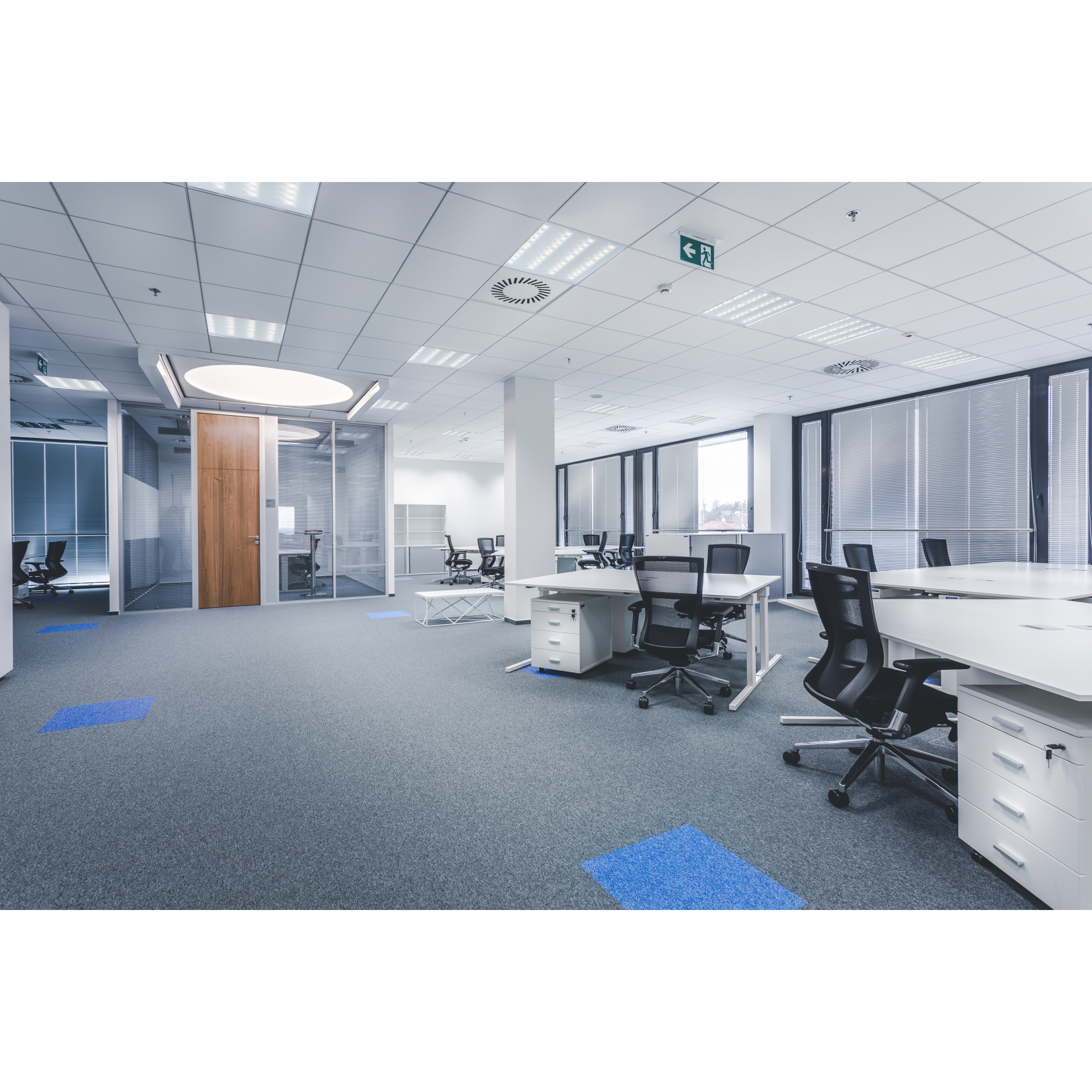 PRO Панель светодиодная ДВО 1001 45Вт 6500К IP40 595х595мм призма IEK