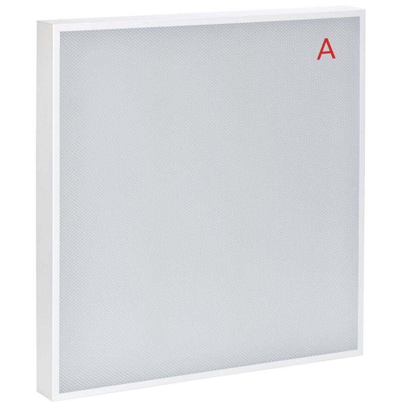 PRO Панель светодиодная ДВО 1001A 45Вт 4000К IP40 595х595мм призма БАП 3ч IEK