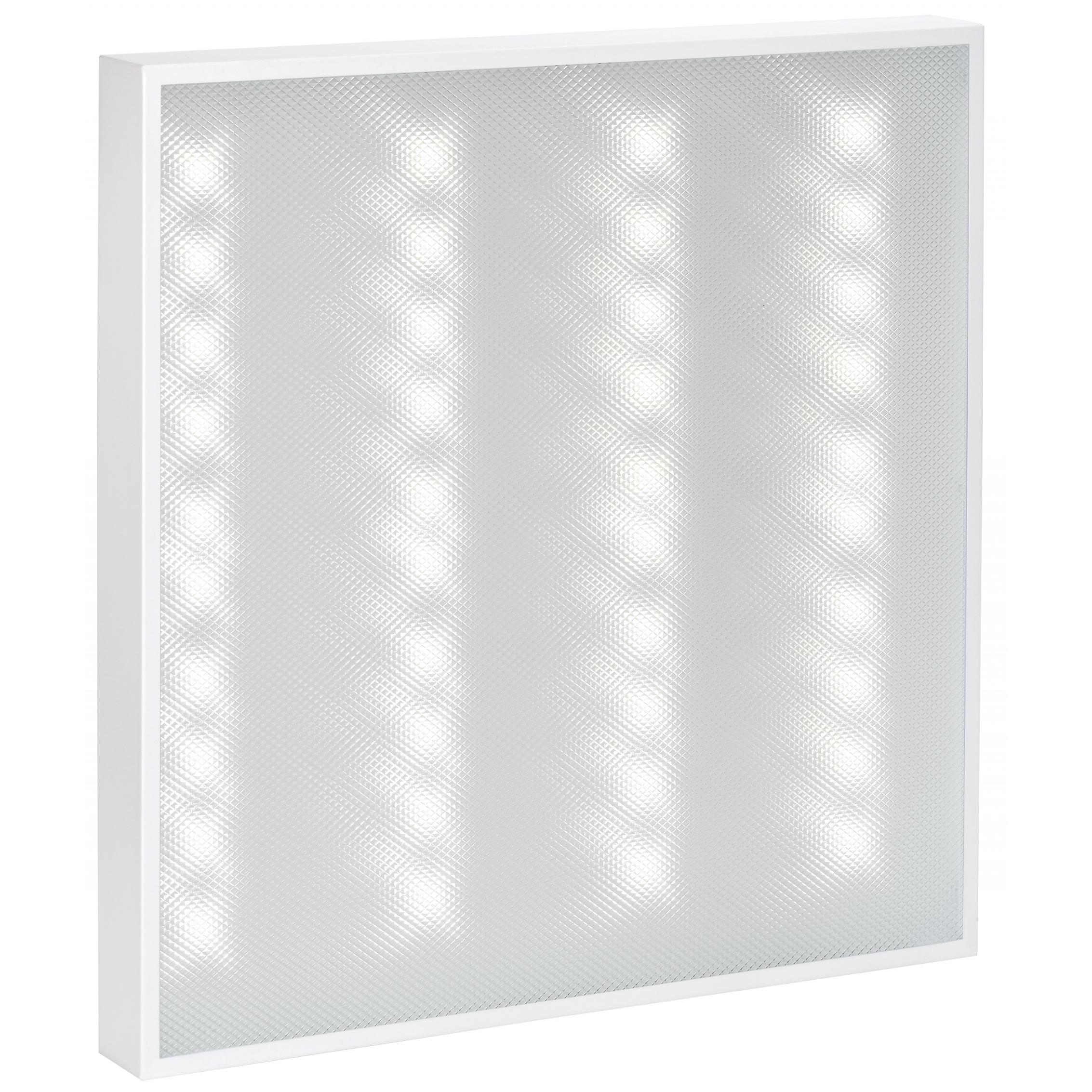 PRO Панель светодиодная ДВО 1002D 40Вт 4000К Ra>90 IP40 595х595мм призма Dali IEK