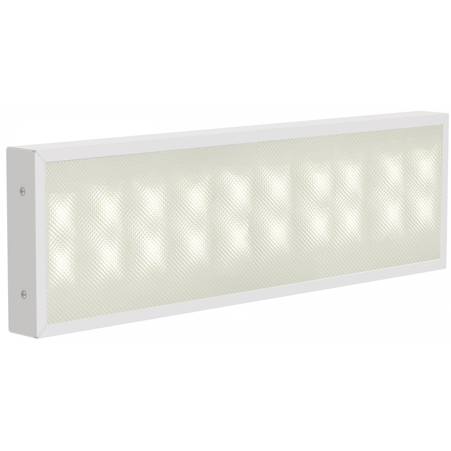 PRO Панель светодиодная ДВО 1011 18Вт 3000К IP40 595х180мм призма IEK