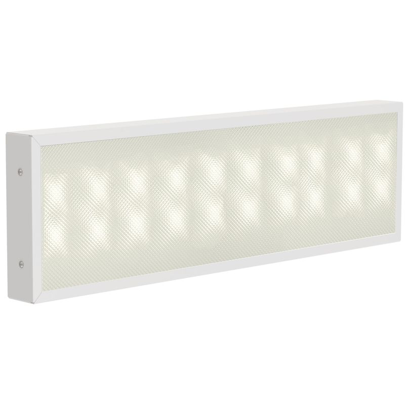 PRO Панель светодиодная ДВО 1011 18Вт 3000К IP40 595х180мм призма IEK