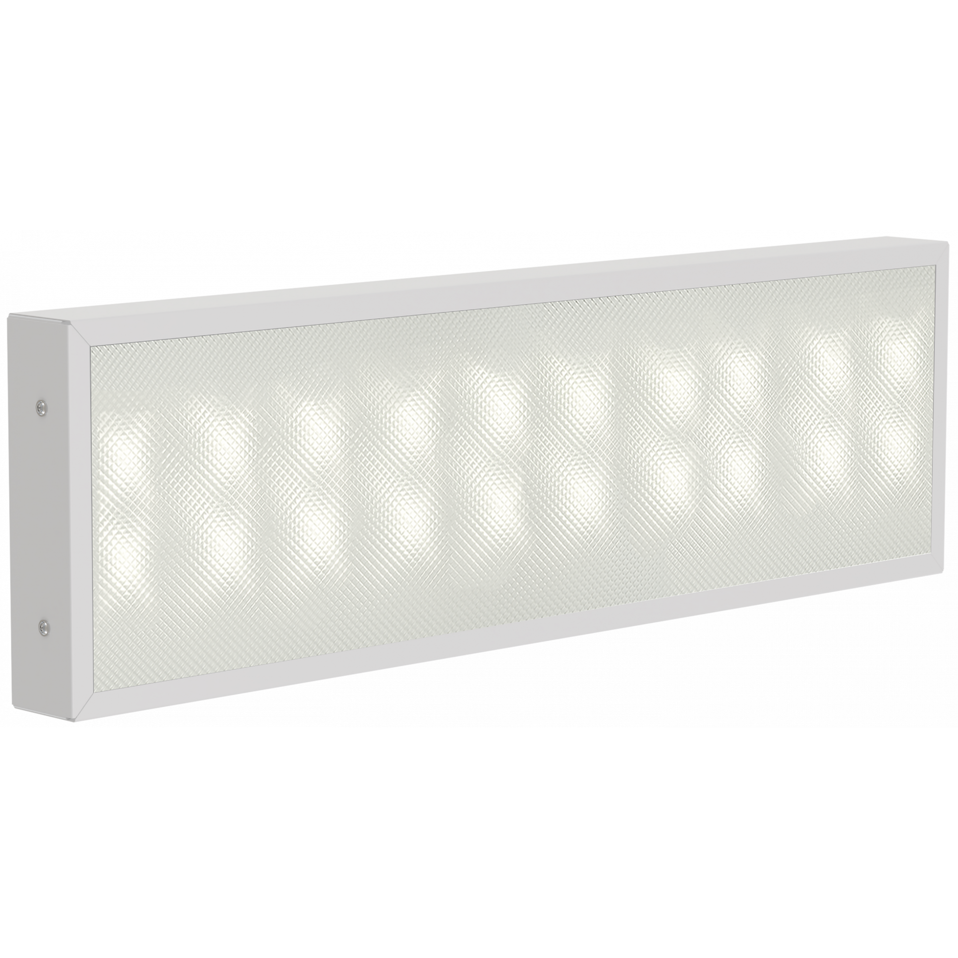 PRO Панель светодиодная ДВО 1011 18Вт 4000К IP40 595х180мм призма IEK