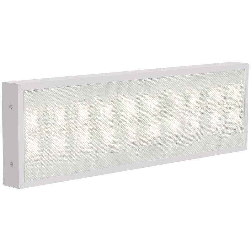 PRO Панель светодиодная ДВО 1011 18Вт 4000К IP40 595х180мм призма IEK