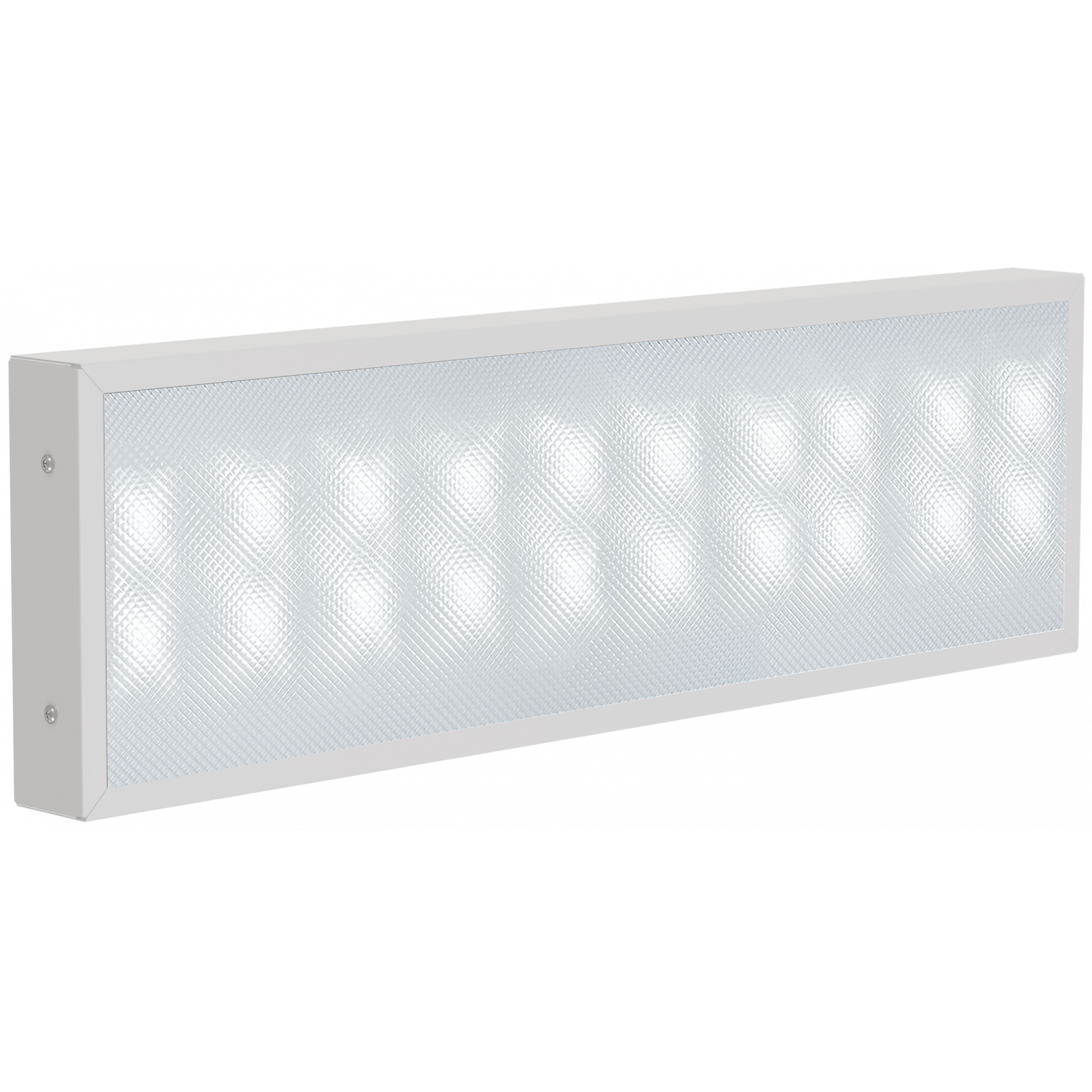 PRO Панель светодиодная ДВО 1011 18Вт 6500К IP40 595х180мм призма IEK