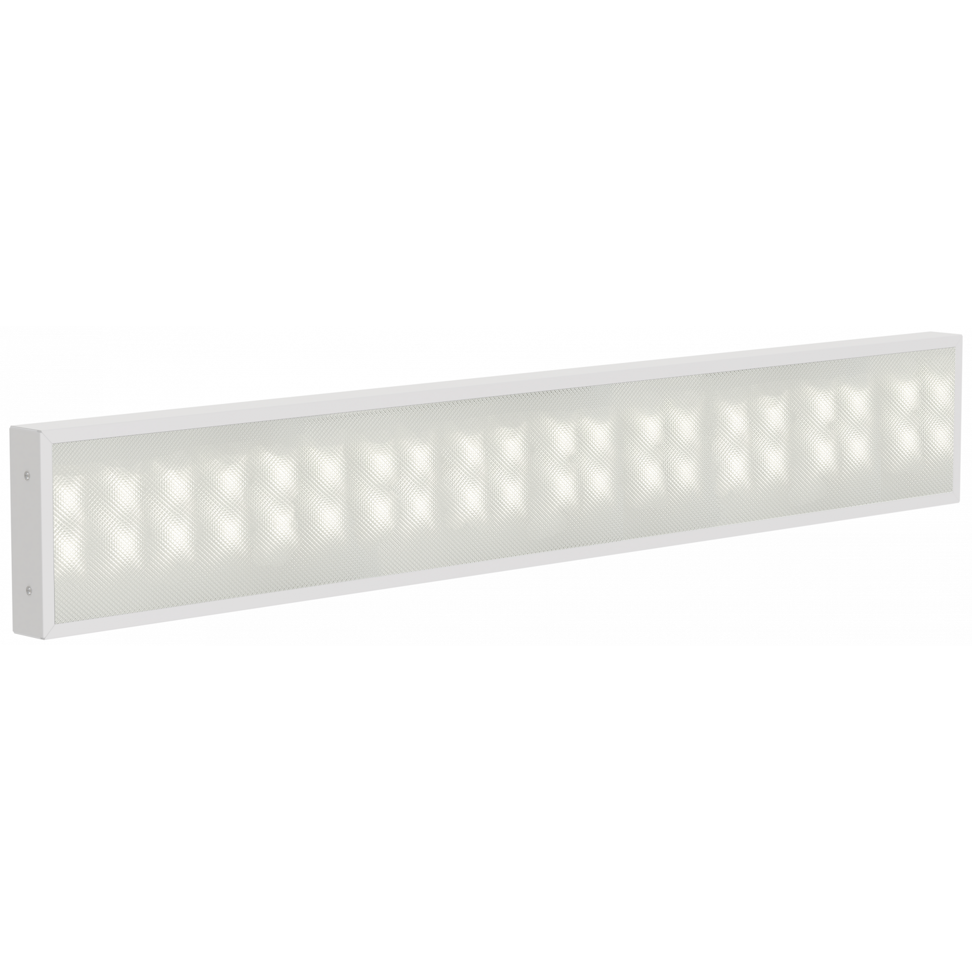 PRO Панель светодиодная ДВО 1031 30Вт 4000К IP40 1195х180мм призма IEK