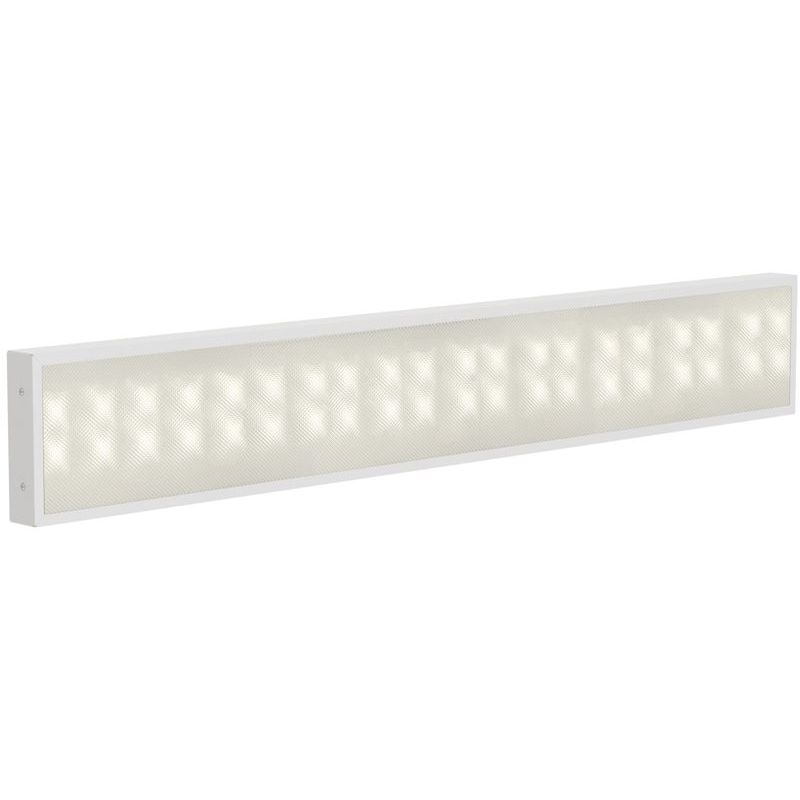 PRO Панель светодиодная ДВО 1031 45Вт 3000К IP40 1195х180мм призма IEK