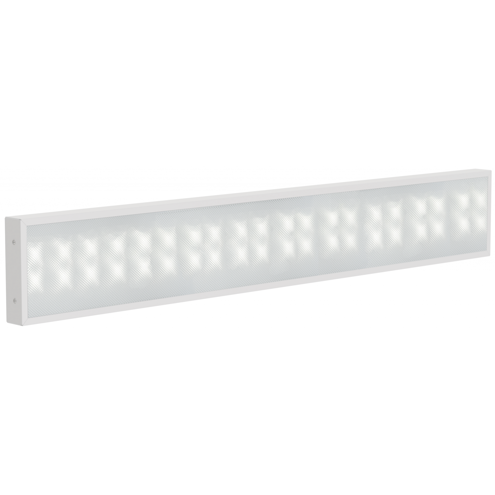 PRO Панель светодиодная ДВО 1031 45Вт 5000К IP40 1195х180мм призма IEK