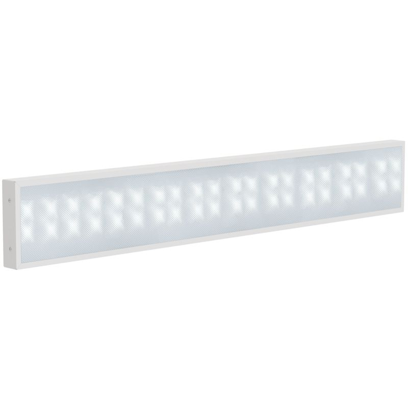 PRO Панель светодиодная ДВО 1031 45Вт 6500К IP40 1195х180мм призма IEK