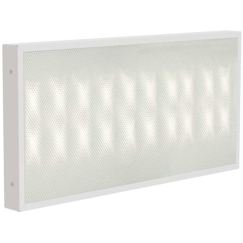 PRO Панель светодиодная ДВО 1071 18Вт 4000К IP40 595х295мм призма IEK