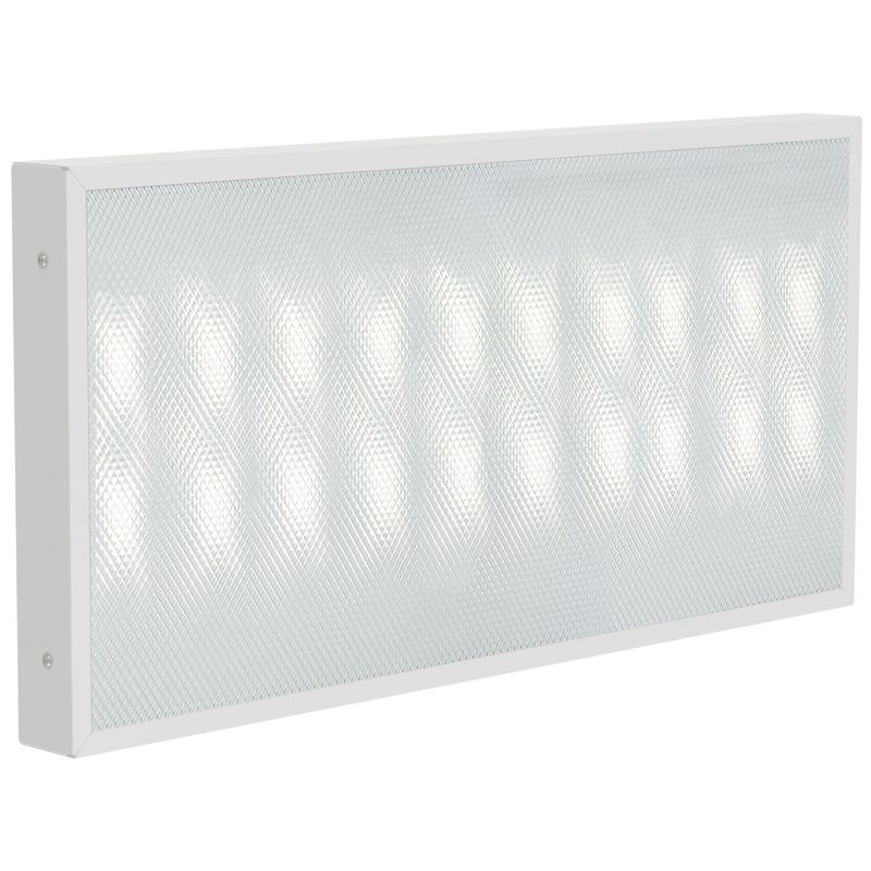 PRO Панель светодиодная ДВО 1071 18Вт 5000К IP40 595х295мм призма IEK