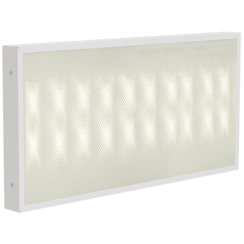 PRO Панель светодиодная ДВО 1071 27Вт 3000К IP40 595х295мм призма IEK